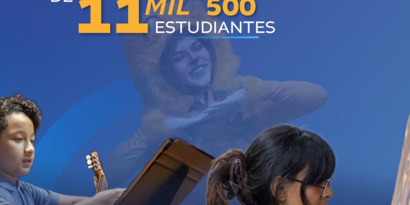 Formación artística para más de 11 mil 500 estudiantes