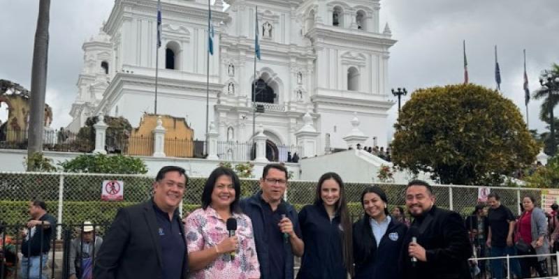 RADIO TGW HACIENDO HISTORIA DESDE LA BASÍLICA DEL SANTO CRISTO DE ESQUIPULAS