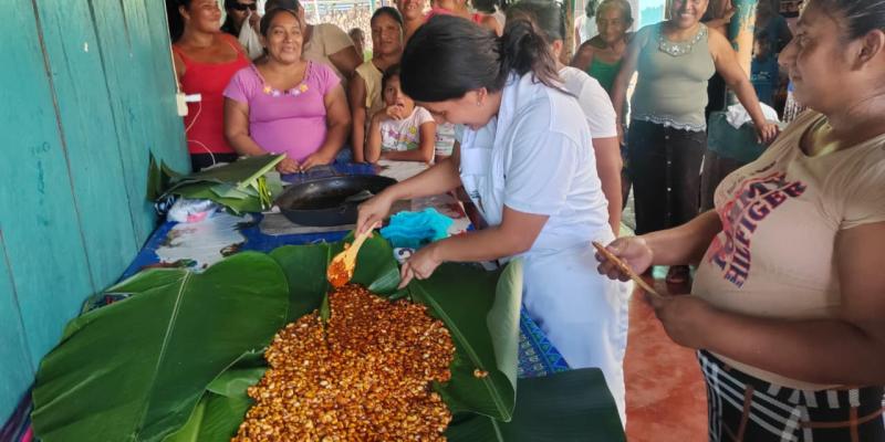 Mujeres participantes en el taller. 