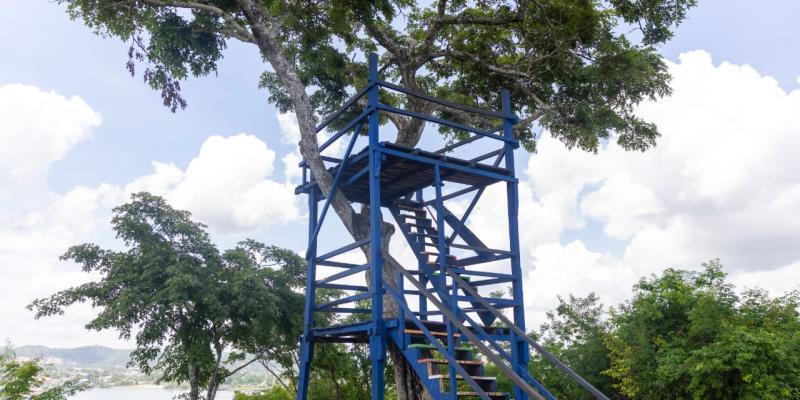 Acceso al Mirador del Rey Kan Ek’ permanece temporalmente cerrado por trabajos de mejoramiento