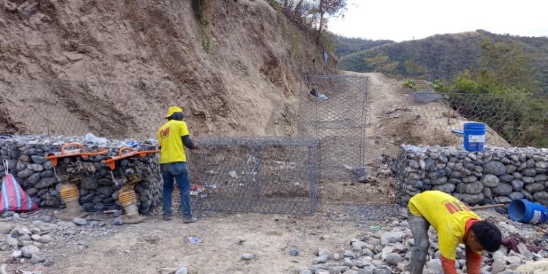 Refuerzan tramo de la RN-19 para proteger el paso entre El Progreso y Jalapa