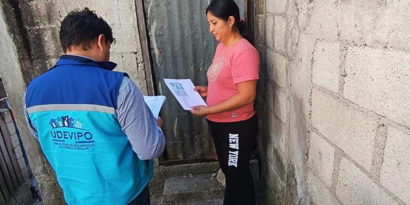 Evaluaciones de riesgo abren camino a la certeza jurídica para familias en asentamientos de Villa Nueva y la capital