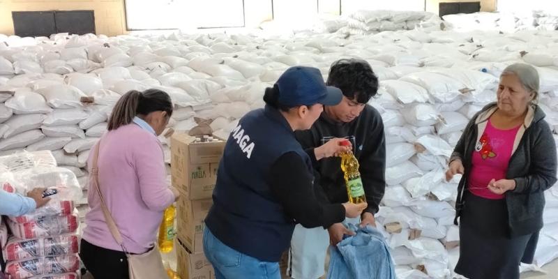 Alimentos llegan a más de 11 mil familias en situación de inseguridad alimentaria