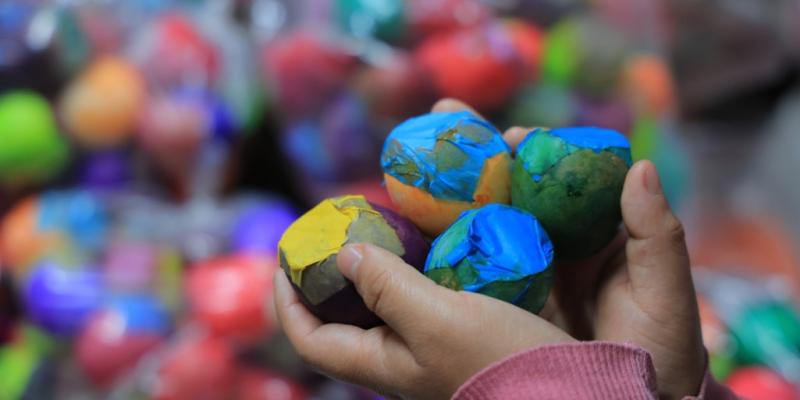 Cascarones en Guatemala