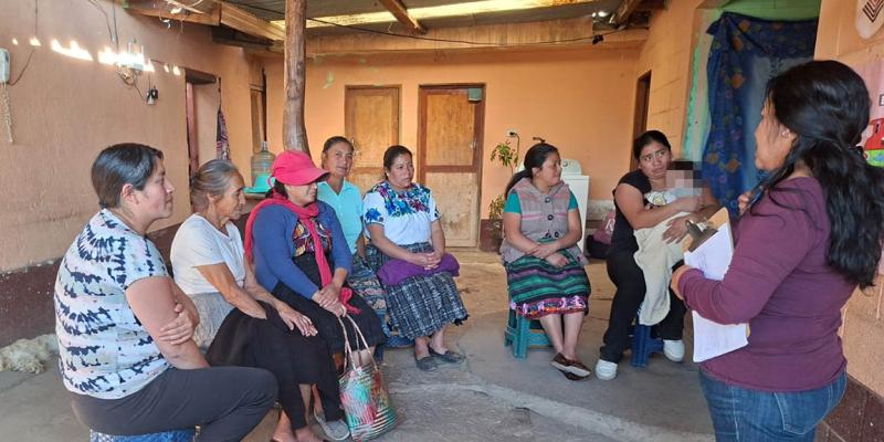 Familias de Cantel y Salcajá fortalecen prácticas de higiene y salud alimentaria