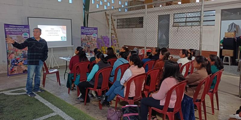 Fortalecen el liderazgo y la capacidad de gestión de promotoras de San Marcos