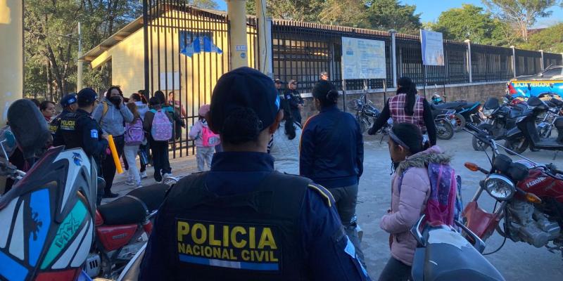 PNC activa programa Escuelas Seguras