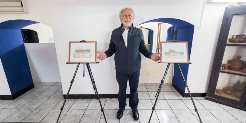 “Instantes”: la arquitectura de Guatemala capturada en acuarela en el Museo Nacional de Historia