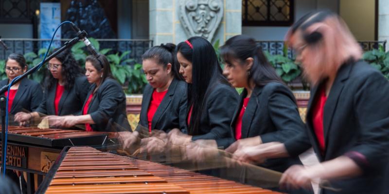 Once agrupaciones marimbísticas llenarán de música la Plaza de la Constitución este 20 de febrero