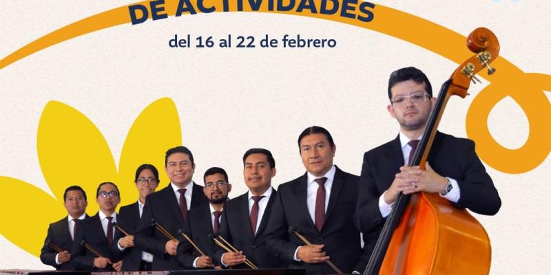 Agenda de actividades del 16 al 22 de febrero