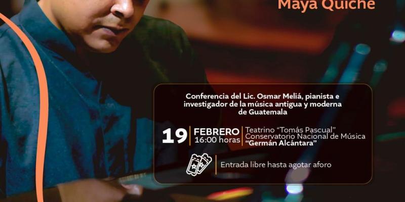 Conferencia y recital: Jesús Castillo y la tradición Maya Quiché