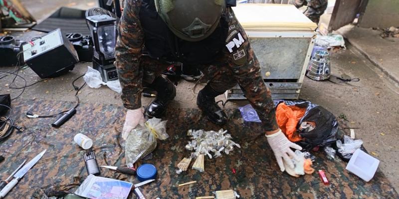 Ejército de Guatemala participa en requisa en el Centro de Rehabilitación Penal de Puerto Barrios, Izabal.