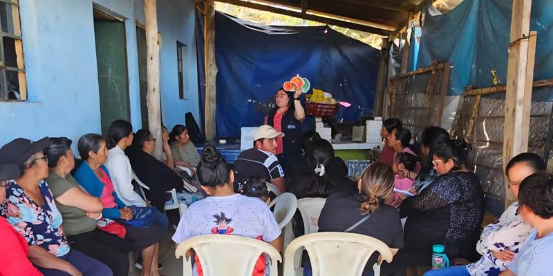 Agricultoras fortalecen conocimientos para mejorar la alimentación familiar