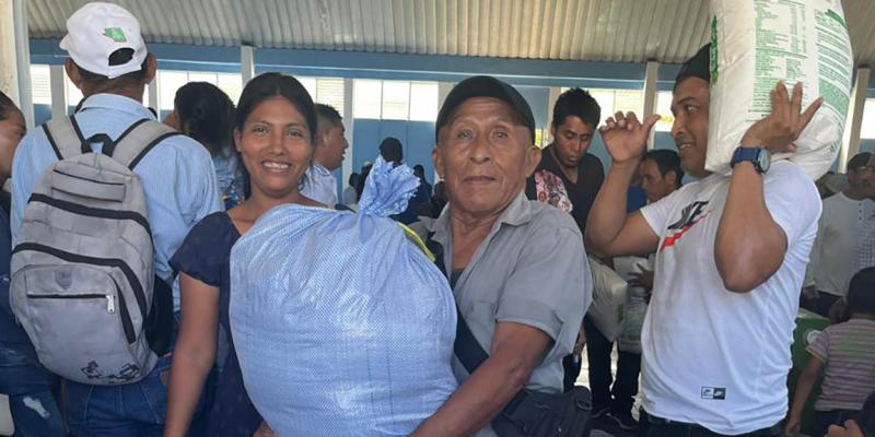 Alimentos llegan en tiempo a las mesas de familias necesitadas 