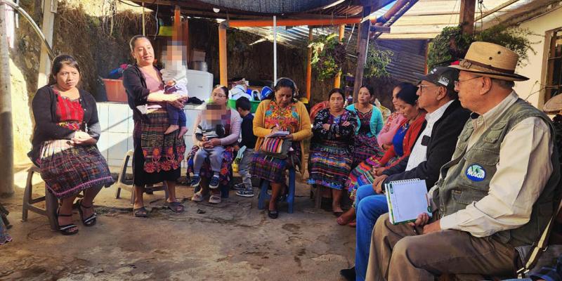 Apoyo técnico fortalece alimentación de familias de Tecpán
