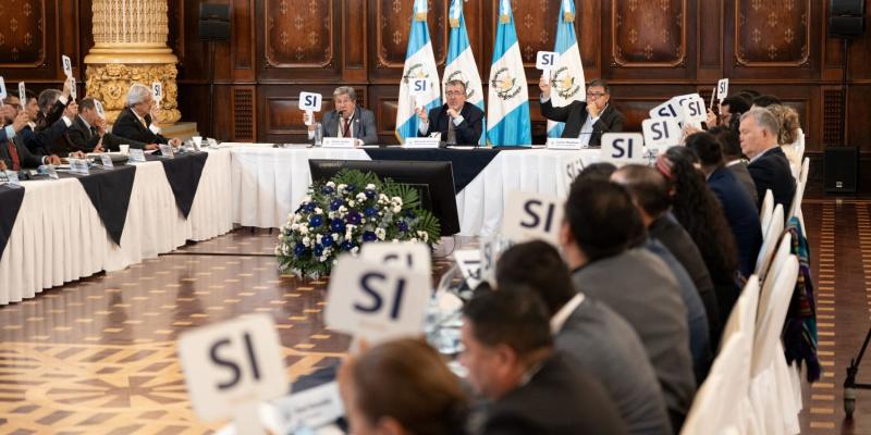 La reunión extraordinaria del Conadur se celebró en el Palacio Nacional de la Cultura.