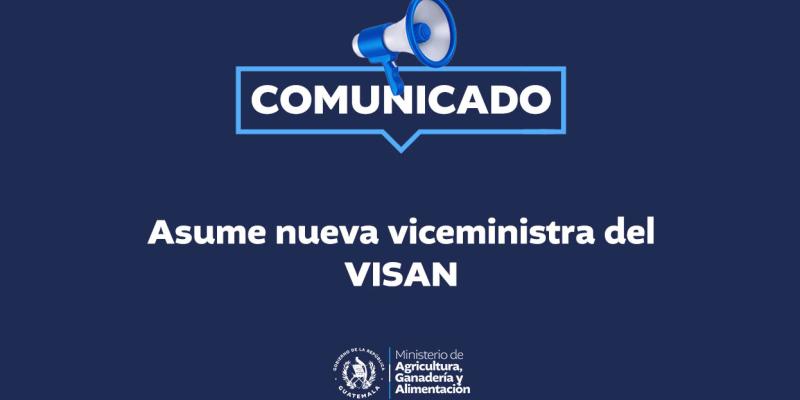 Asume nueva viceministra del VISAN