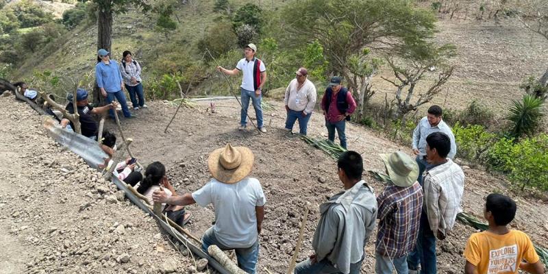 En Chiquimula fortalecen la resiliencia climática con técnicas de conservación 