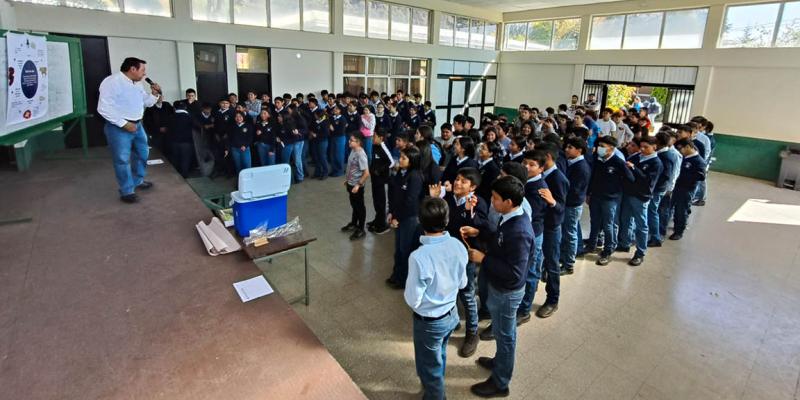 Estudiantes de la EFA de San Marcos conocen cómo prevenir el Gusano Barrenador