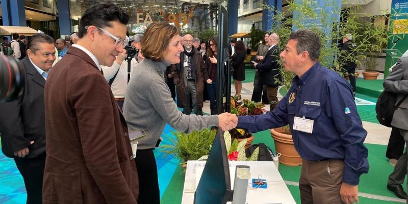 Guatemala presenta trampa fitosanitaria en Roma