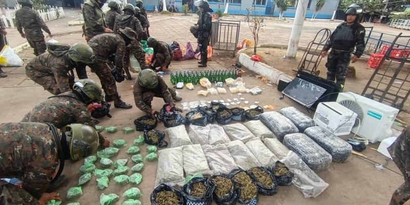 Ejército de Guatemala participó en requisa en la Granja Penal Canadá en el marco del Estado de Prevención.