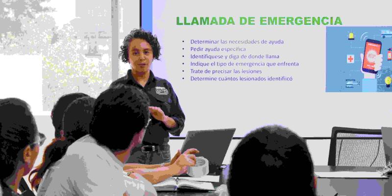 Fortaleciendo la capacidad de respuesta de la Udevipo en primeros auxilios y atención psicológica en emergencias