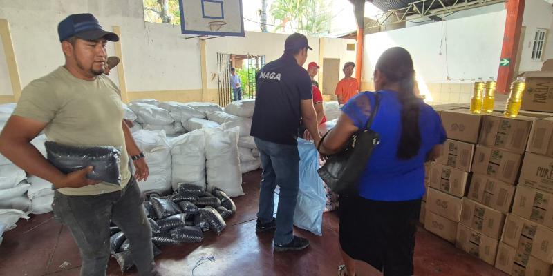 Inicia entrega de asistencia alimentaria en San Diego, Zacapa