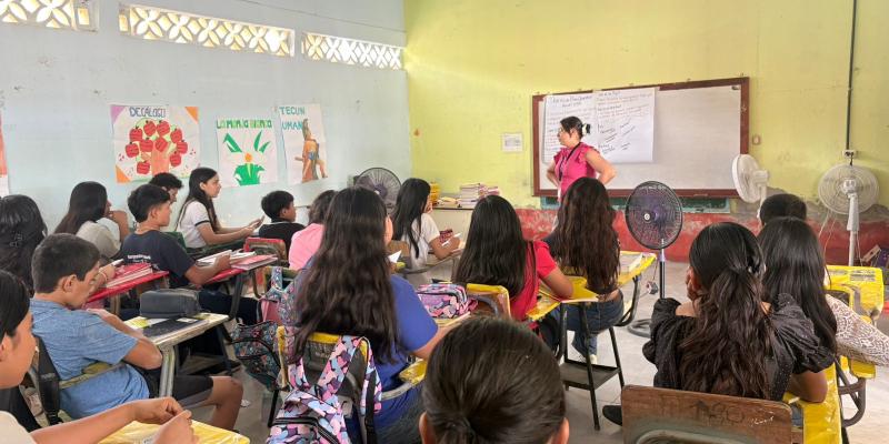 Jóvenes del CADER de Zacapa aprenden la prevención del trabajo infantil