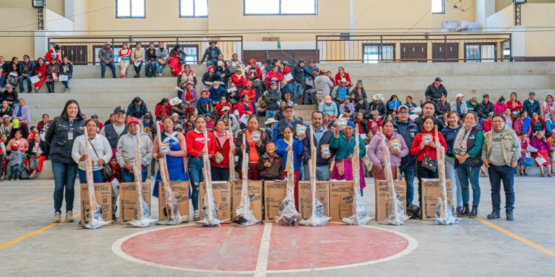 Kits del Sistema Patio siguen llegando a comunidades rurales