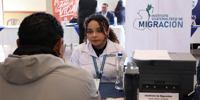 IGM participa en Jornada de Oportunidades para guatemaltecos retornados en Salcajá
