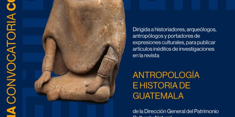 Convocatoria abierta: Publica en la Revista Antropología e Historia de Guatemala