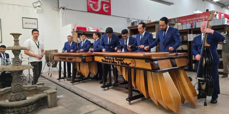 Agrupación Marimbística Q’ojonel Soon comenzó marzo con múltiples actividades