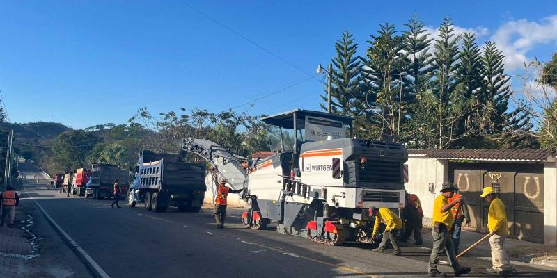 Continúan los trabajos para mejorar la CA-12