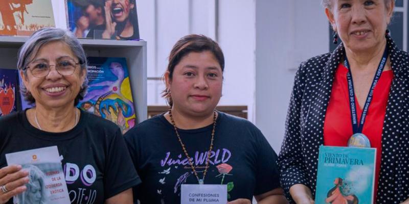 Biblioteca Nacional «Luis Cardoza y Aragón» presenta la “Estantería Violeta”