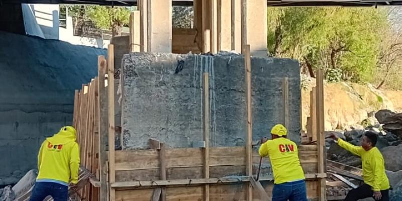 Refuerzan el puente Tubac 1 para mejor conexión entre Villa Nueva y San Miguel Petapa 