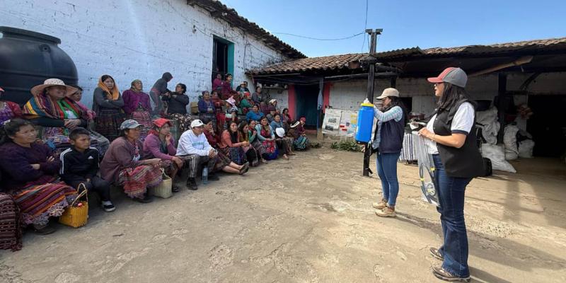 Fortalecen capacidades agrícolas y nutricionales en comunidades de San Andrés Xecul