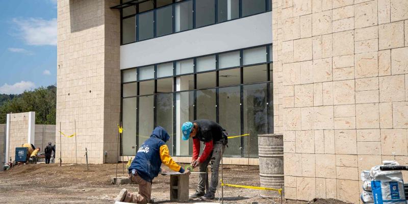 Centro de Atención Permanente de Yepocapa: 79 % de avance para beneficio de 44,952 habitantes
