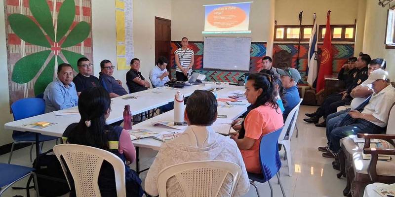 Capacitan a integrantes de la COMUSAN de Santa Catarina Barahona