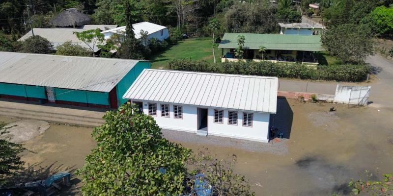 Nuevo módulo educativo fortalece enseñanza en Caserío El Triunfo 