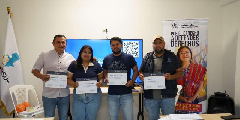 Uncosu fortalece su labor con enfoque en derechos humanos