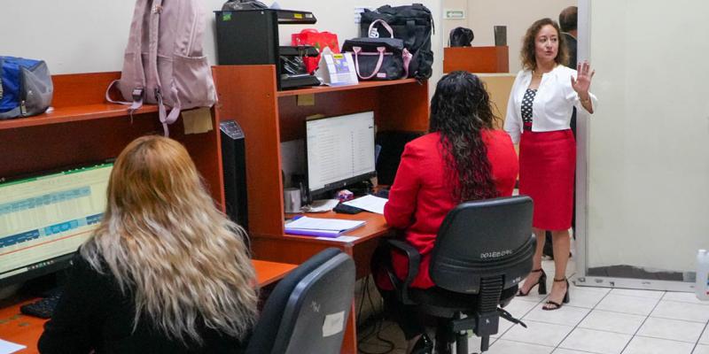 Trabajo en equipo y coordinación, eje de la visita de la viceministra al VISAN