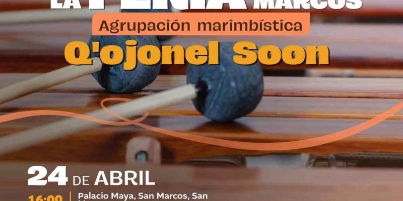 La agrupación marimbística Q’ojonel Soon viaja a la tierra de los leones para su feria titular