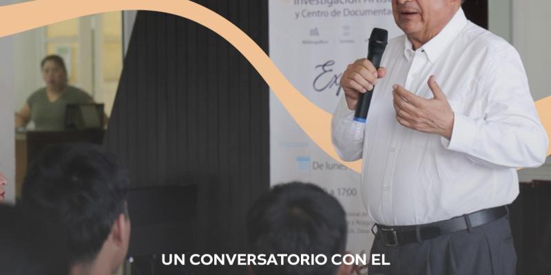 El escritor guatemalteco Adolfo Méndez Vides compartió con estudiantes del Instituto Rafael Aqueche