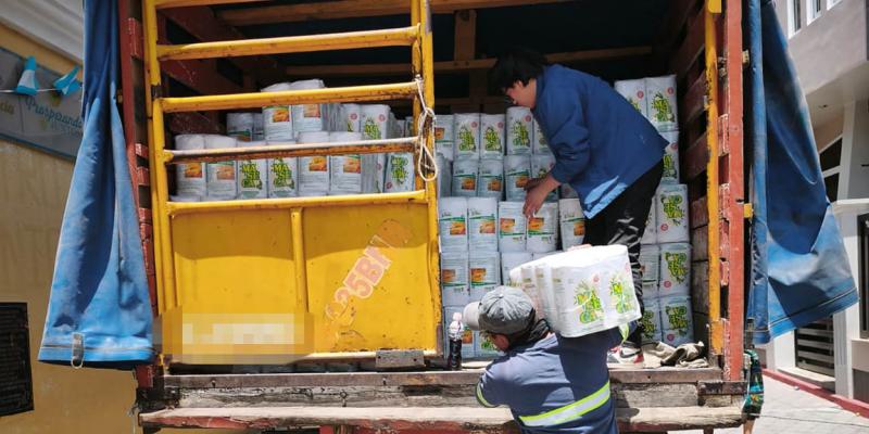 Llegan a Quetzaltenango más de seis mil raciones de alimentos para familias vulnerables