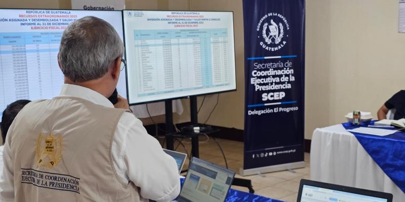SCEP impulsa la transparencia de los recursos de los consejos de desarrollo