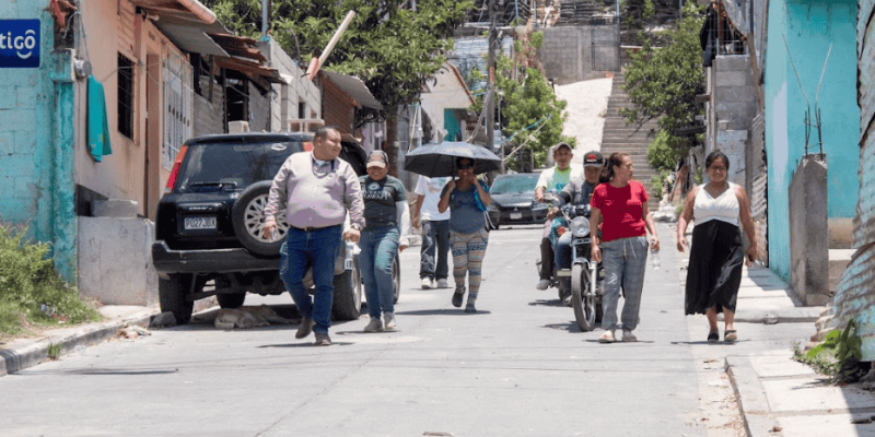 UDEVIPO realiza evaluación técnica y levantamiento territorial en asentamiento de Villa Nueva