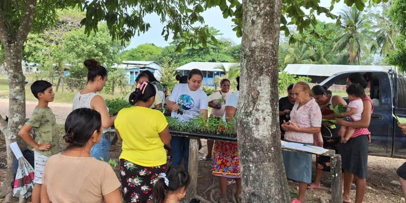 Entrega de pilones permite implementar huertos familiares en Las Cruces