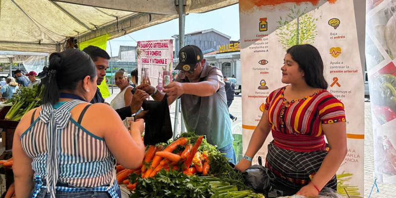 Feria del Agricultor fortalece la participación y comercialización de asociaciones de productores