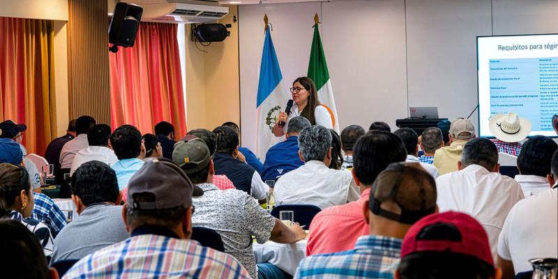 Productores aprenden el régimen especial de integración de los sectores primario y pecuario