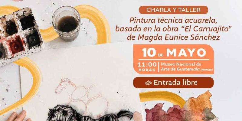 Inspírate y crea en acuarela en el MUNAG